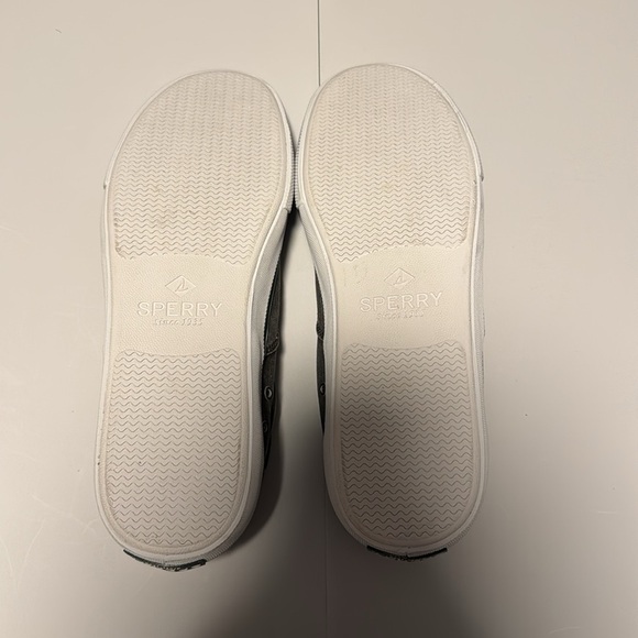 Sperry Gray and Brown Sneakers with Canvas Upper - Picture 3 of 7